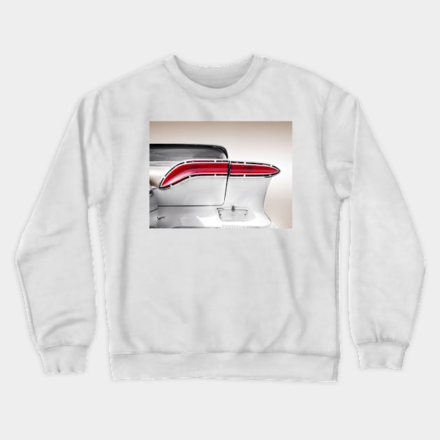 US American classic car 1958 taillight abstract Crewneck Sweatshirt by Beate Gube